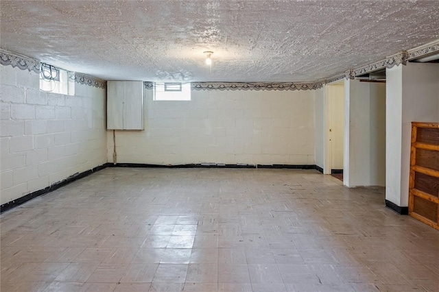 view of basement