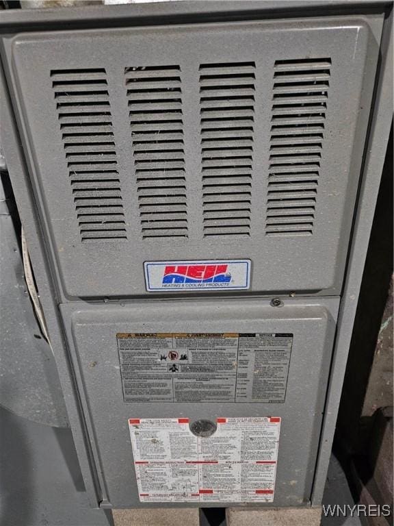 exterior details with heating unit