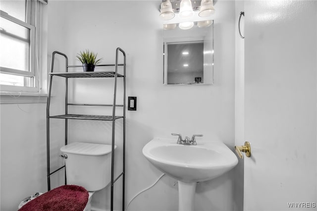 bathroom with toilet