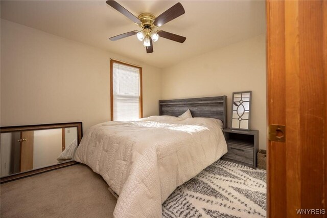 723 Pine Ave, Niagara Falls, NY 14301 - bedroom featuring carpet flooring and ceiling fan