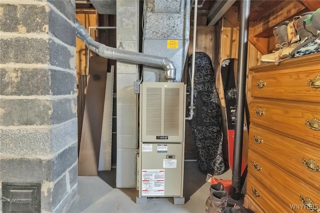 view of utility room
