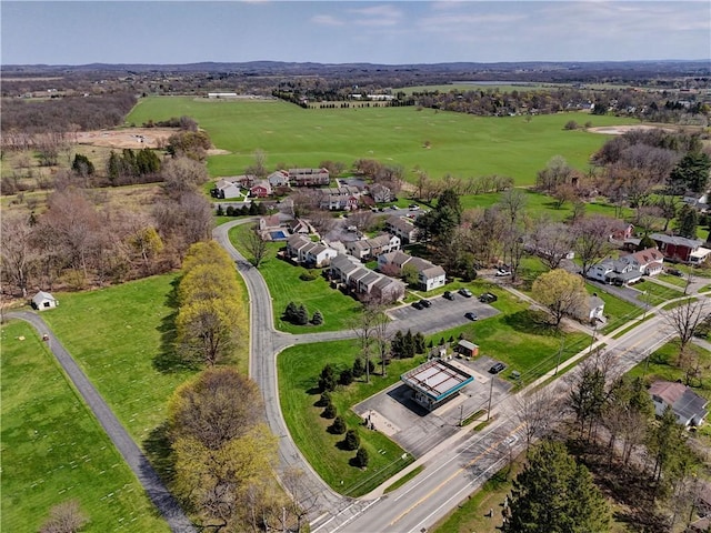 bird's eye view featuring a residential view