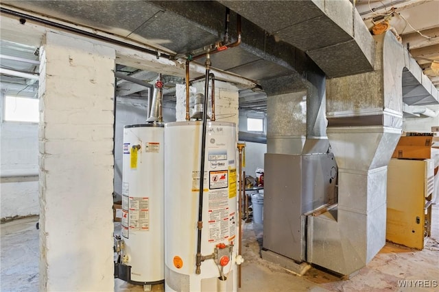 utilities with gas water heater