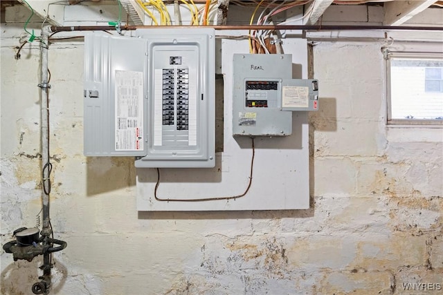 utility room featuring electric panel