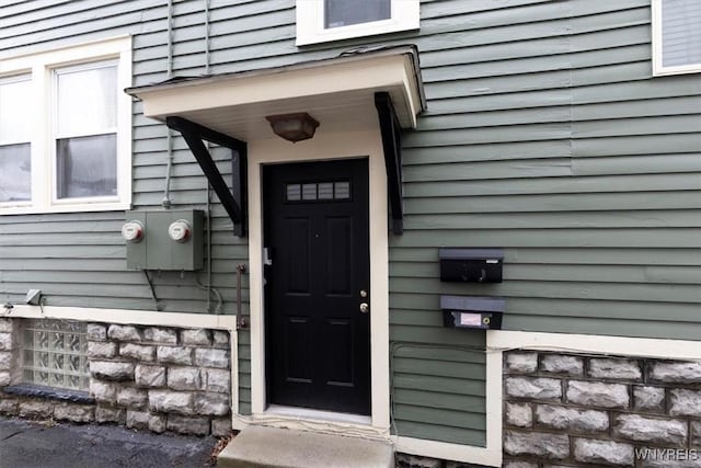 view of property entrance