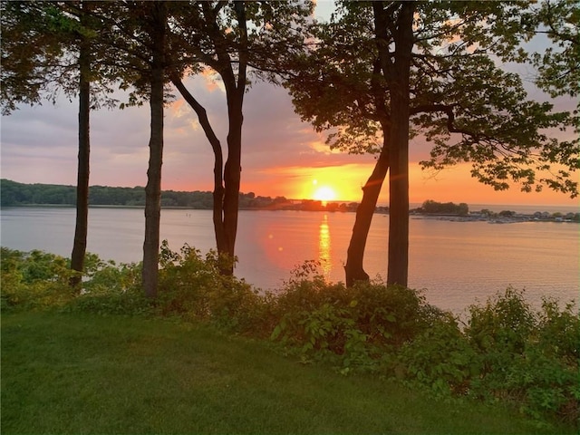 property view of water