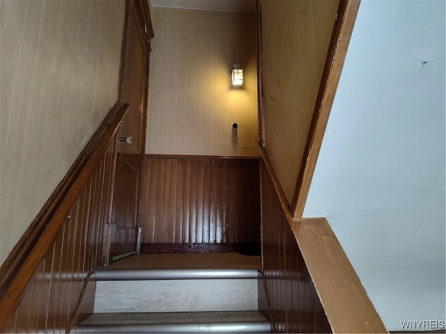 view of stairway