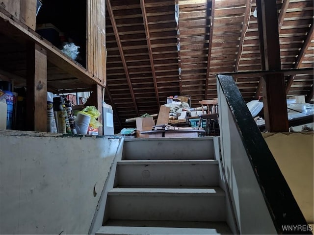 view of stairs