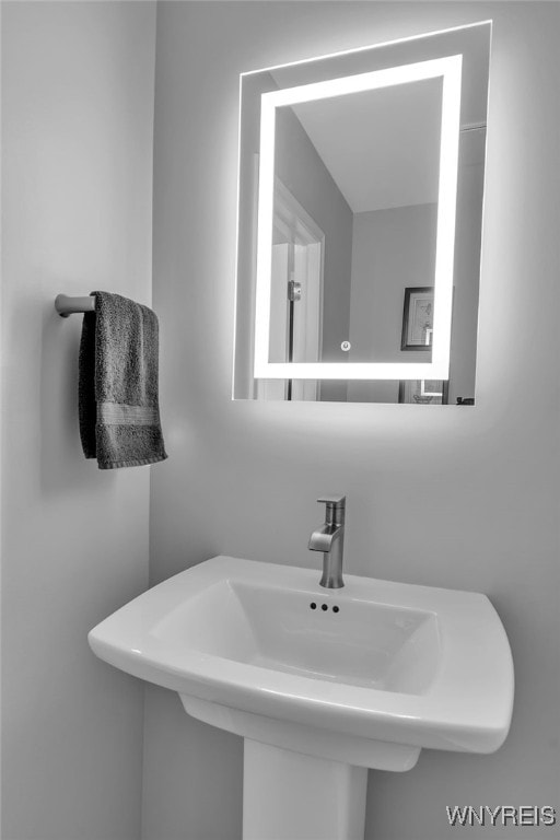 bathroom with a sink