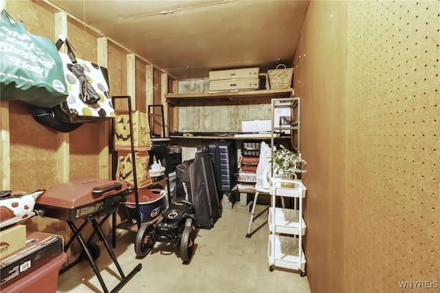 view of storage