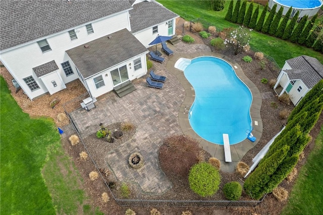 drone / aerial view