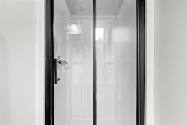 details featuring a stall shower