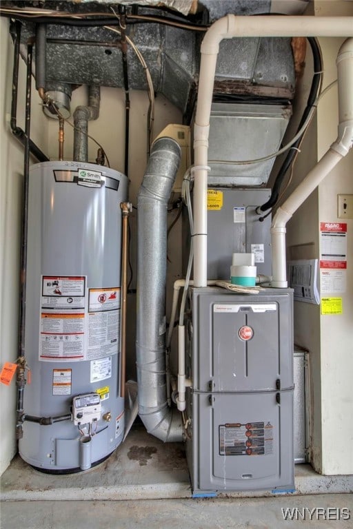 utilities featuring water heater
