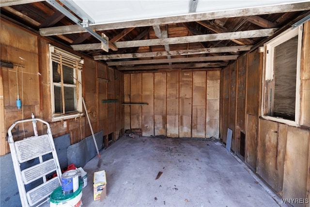storage area with a garage
