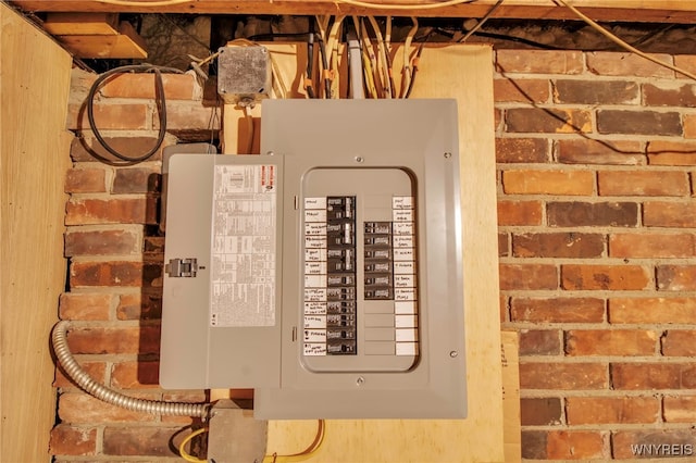 utility room featuring electric panel
