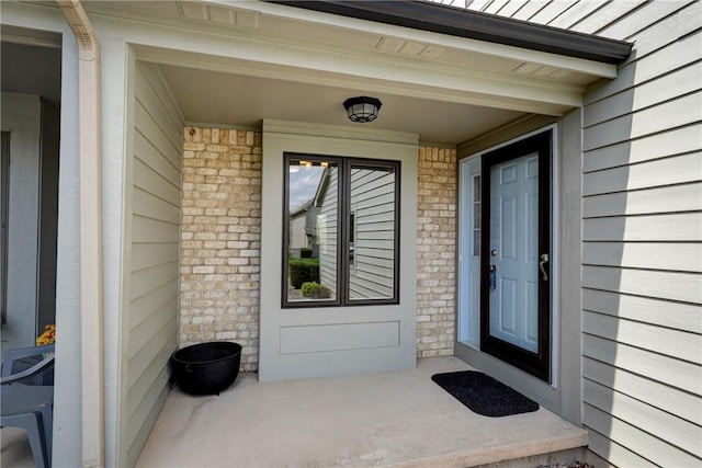 view of exterior entry
