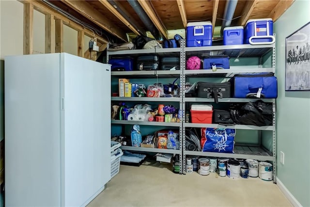 view of storage