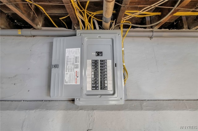 utilities with electric panel