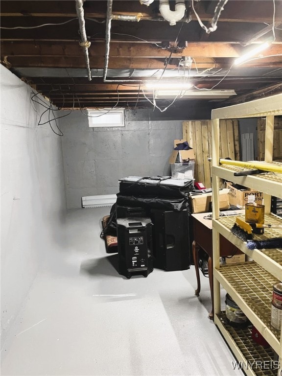 1266 91st St, Niagara Falls, NY 14304 - view of unfinished basement
