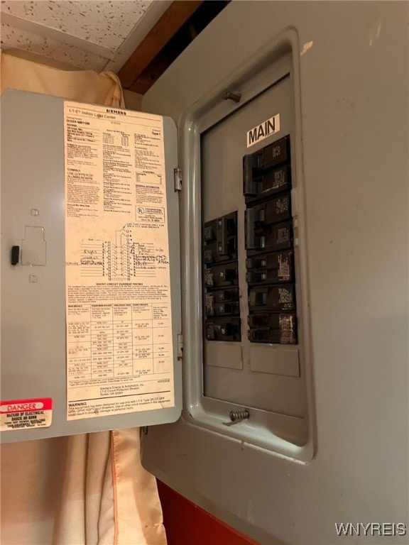 1266 91st St, Niagara Falls, NY 14304 - utility room featuring electric panel