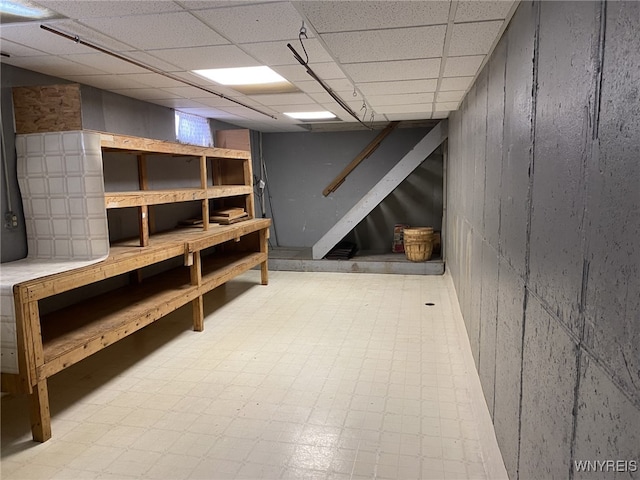 view of storage room