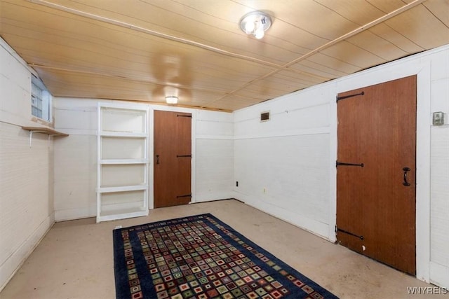 interior space featuring visible vents