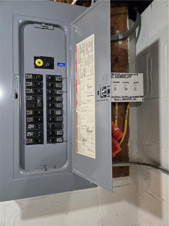 utilities with electric panel