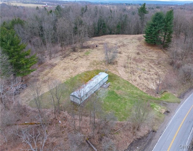 364 W End Rd, Fairfield, NY 13365 - aerial view with a forest view