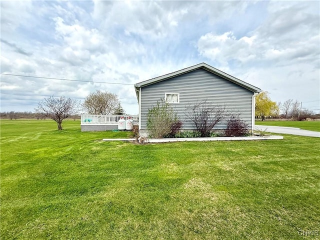28053 Boat Launch Rd, Lyme, NY 13622 - view of property exterior featuring a lawn