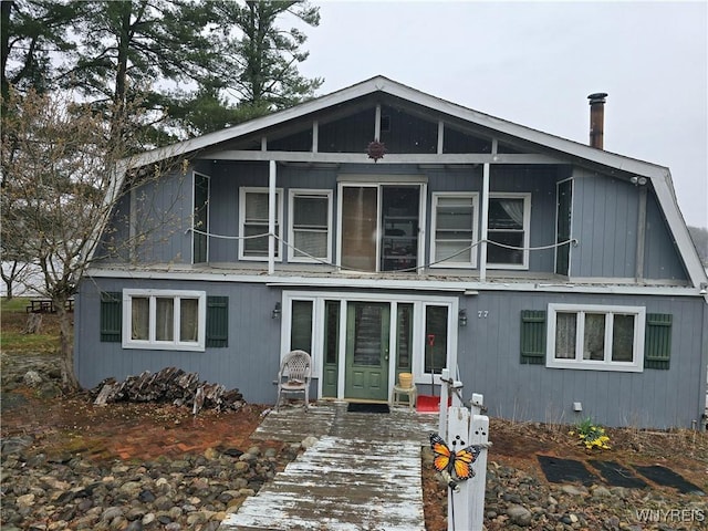 view of rear view of house