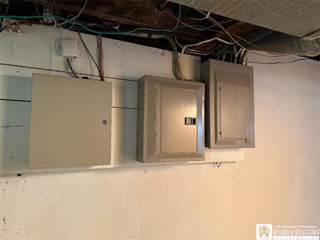 148 Myrtle St, Jamestown, NY 14701 - utility room with electric panel