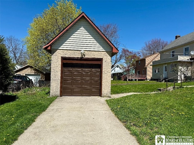 148 Myrtle St, Jamestown, NY 14701 - detached garage with driveway