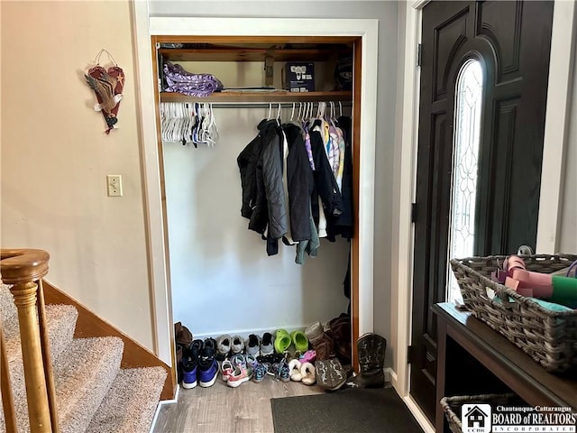 view of closet