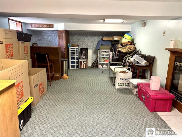 storage with visible vents