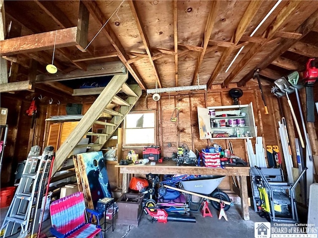 view of storage