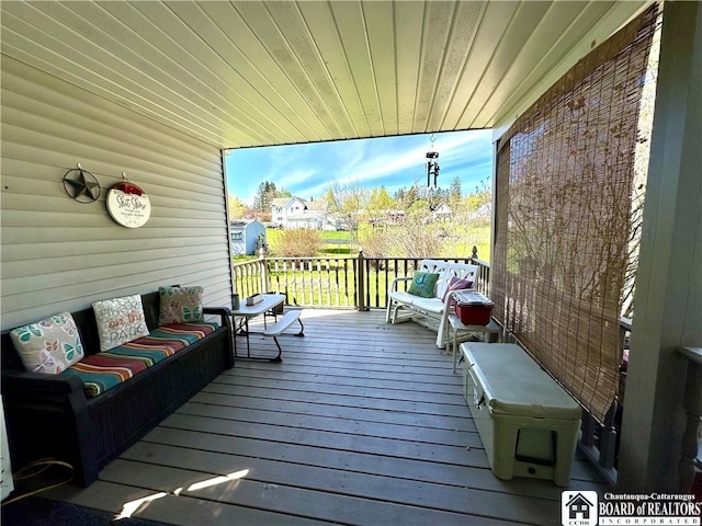 view of deck