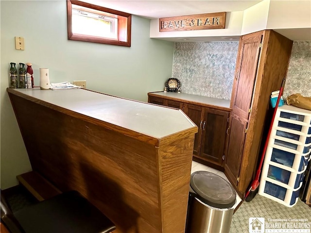 view of bar