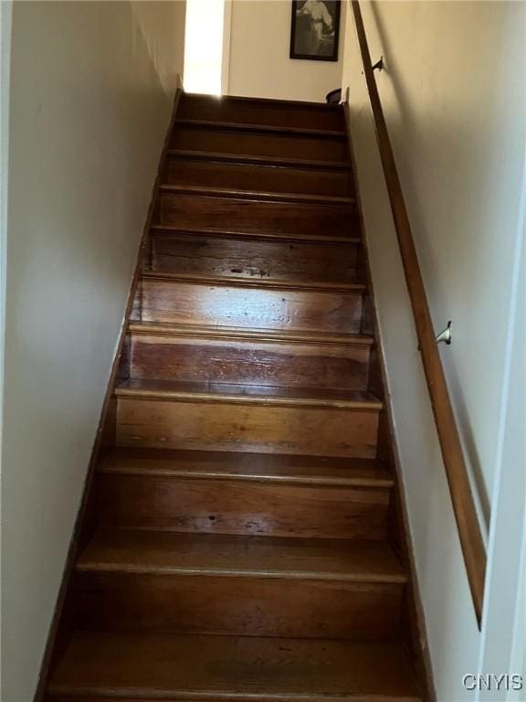 view of stairs
