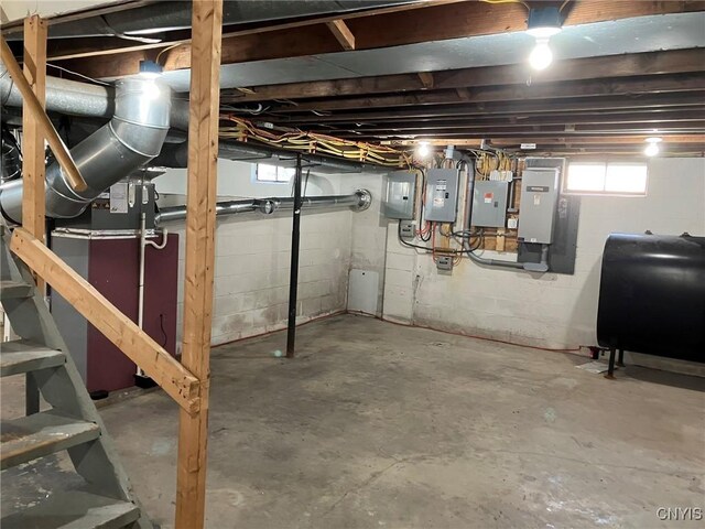 2203 State Route 90th Rd, Ledyard, NY 13026 - below grade area featuring heating fuel and electric panel