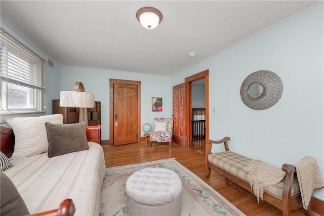 living room featuring wood finished floors
