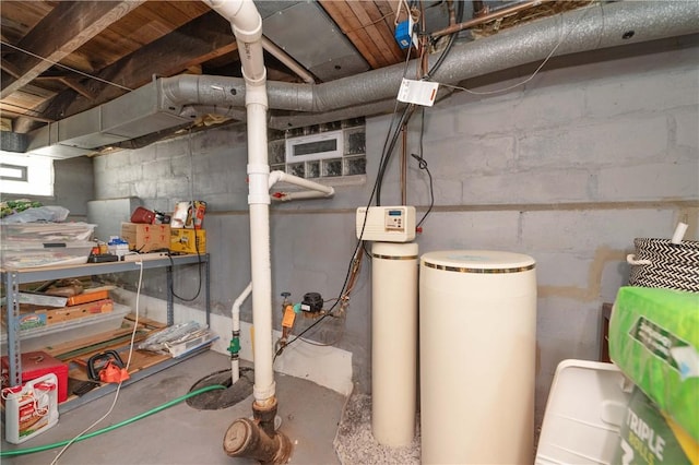 view of utility room
