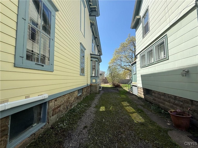 view of home's exterior