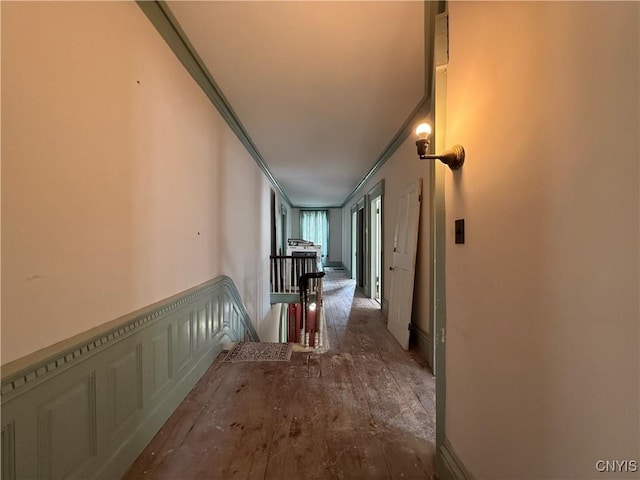 118 E 3rd St, Oswego, NY 13126 - corridor featuring crown molding