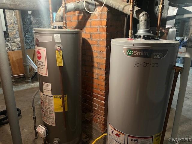utilities featuring water heater