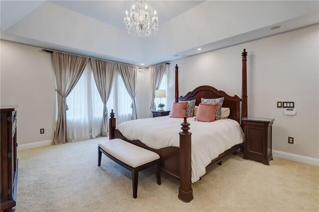4 Windscape Park, Pittsford, NY 14534 - bedroom featuring light colored carpet, recessed lighting, and baseboards