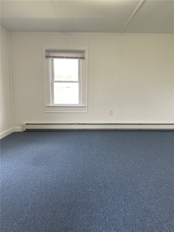 25 W Greenwood St, Andover, NY 14806 - unfurnished room with baseboard heating and carpet