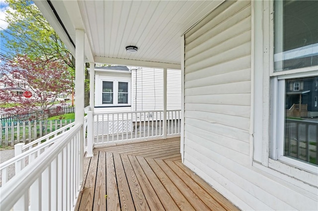 view of deck