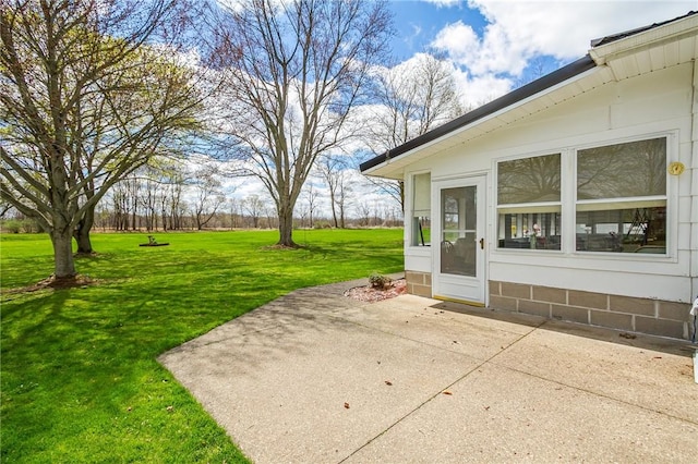 exterior space with a patio area