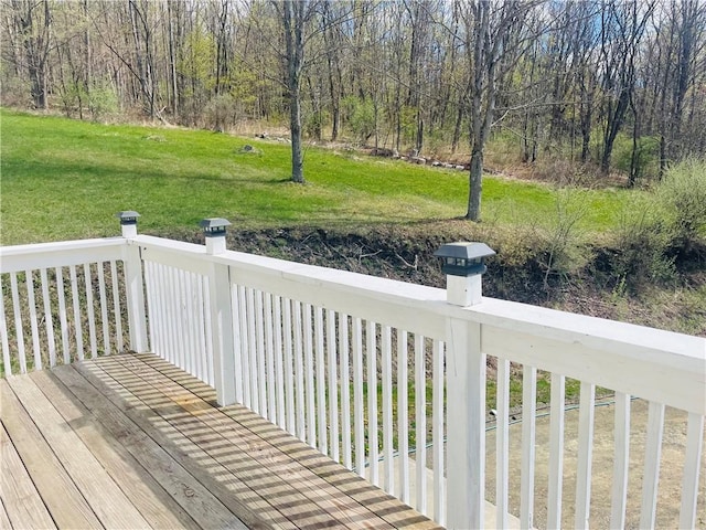 5291 Starr Rd, Thurston, NY 14821 - deck with a lawn
