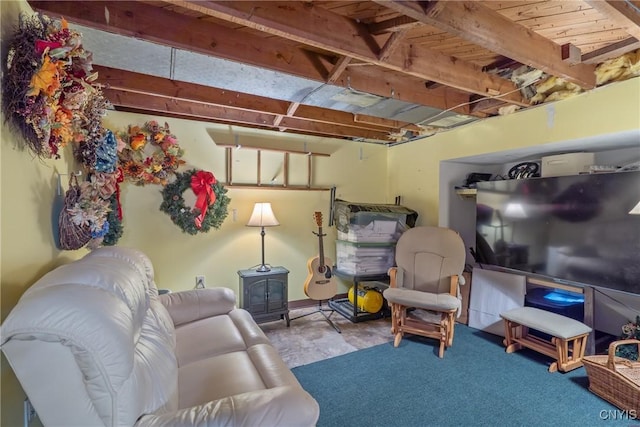 view of living area